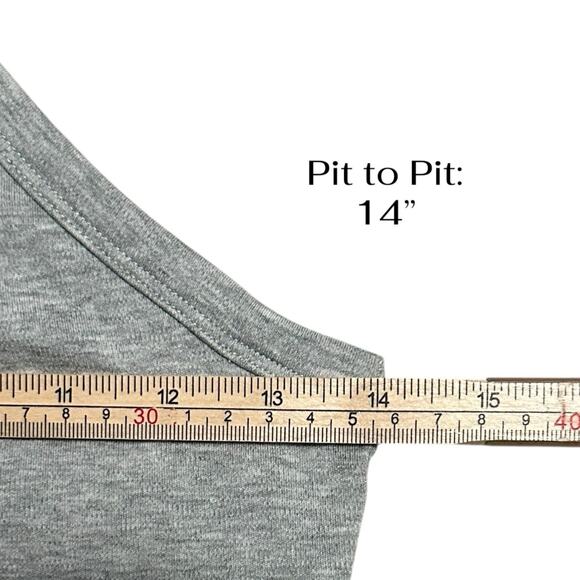 Fabletics Size S Gray Live-In Halter Tank Athletic Activewear Gym Yoga Workout - Picture 5 of 6